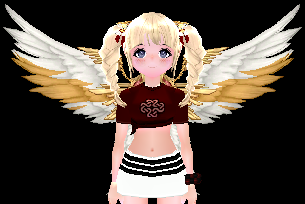 Mini Luminous Sunlight Ceremony Wings Equipped Front.png