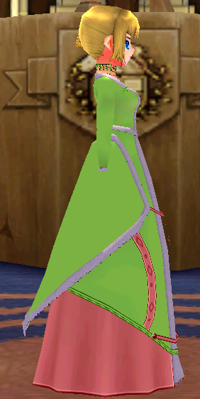 Equipped Eluned's Fashionista Dress viewed from the side