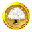 Inventory icon of Gold Snowflower Tree Coin
