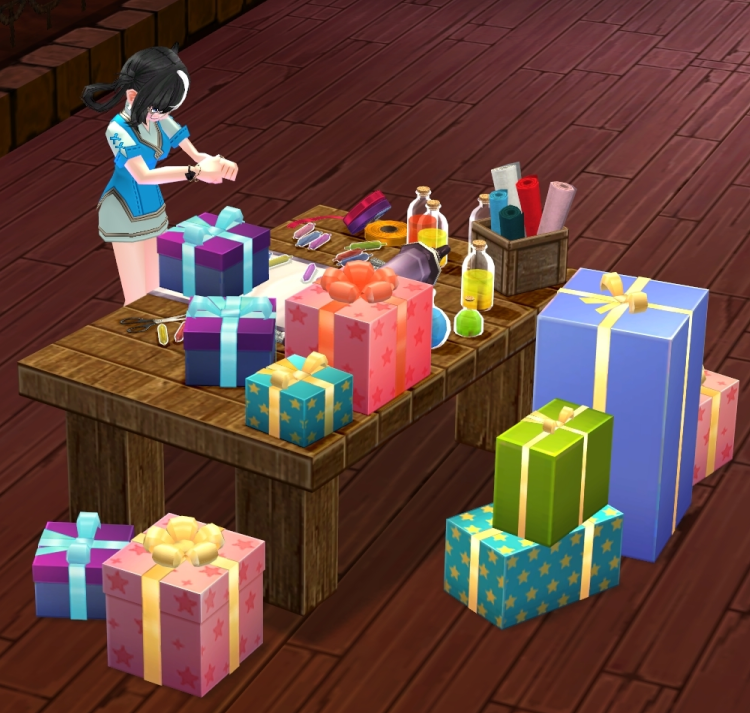 Seated preview of Gift-Wrapping Table