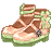 Lady Waffle Cone Ribbon Shoes.png