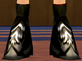 Equipped Swordswoman Shoes viewed from the front