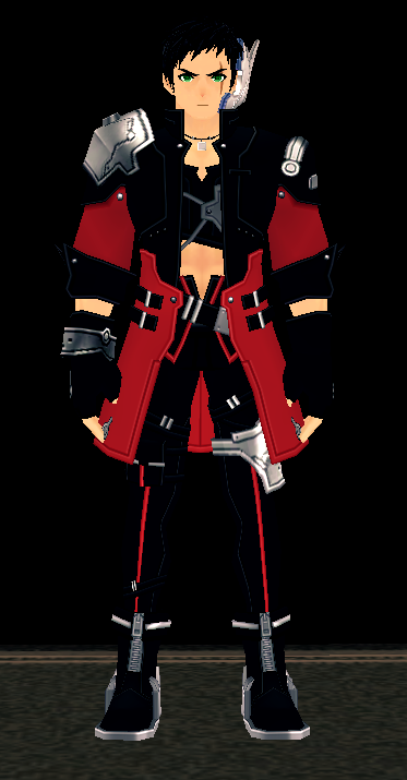 Equipped Giant Battleborn Outfit (M) viewed from the front