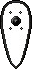 Inventory icon of Kite Shield (White Shield, Black Rim)