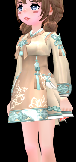 Equipped Noble Hanbok Outfit (F) viewed from an angle