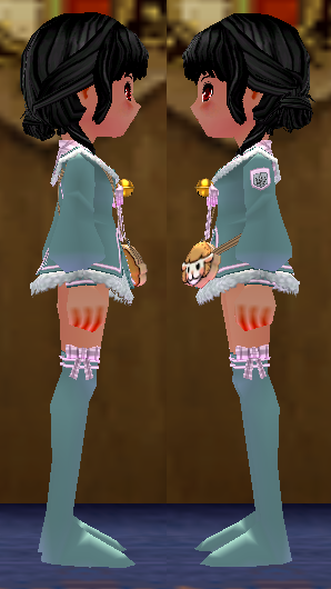 Equipped Sheep Sonata Outfit (F) viewed from the side