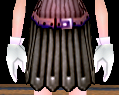Equipped Lisbeth SAO Gloves (Default) viewed from the front