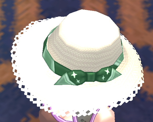 Equipped Tropical Resort Sunhat viewed from an angle