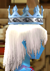 Equipped Ice Crown (M) viewed from the side
