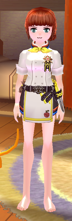 Equipped Culinary Artist Outfit (F) viewed from the front