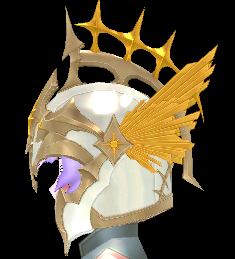 Equipped Hyperion Eclipse Helionic Helm viewed from the side