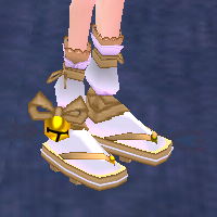 Equipped Ronin Shoes (F) viewed from an angle