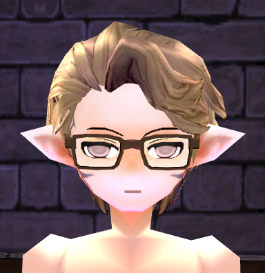Refined Medium Wig & Glasses Equipped Front.png