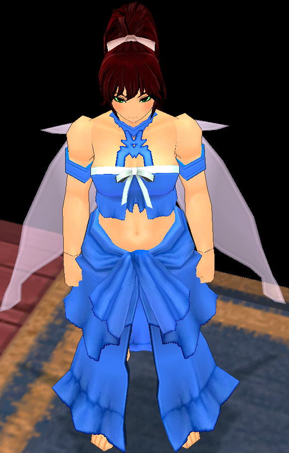 Equipped Giant Asuna ALO Outfit viewed from an angle