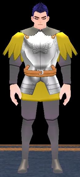 Equipped GiantMale Knight Wing Plate Armor viewed from the front