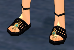 Equipped Water Spirit Sandals viewed from an angle