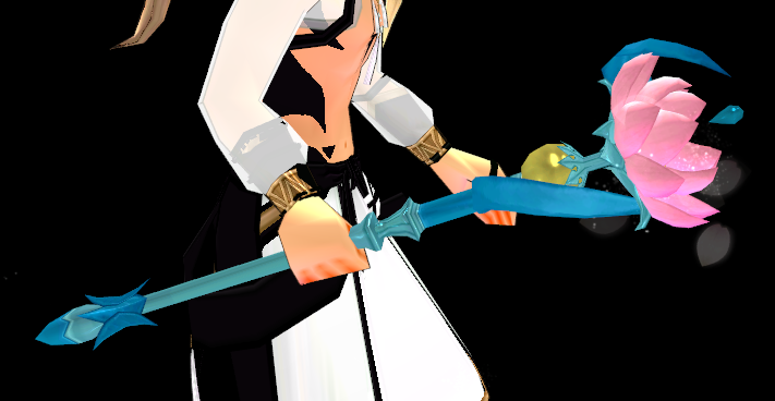 Equipped Elegant Lotus Wand