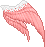 Icon of Pink Flowerless Wings