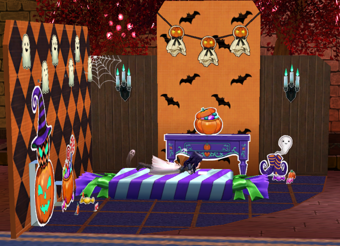 Seated preview of Halloween Pumpkin Studio Set