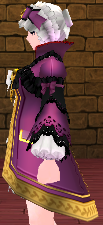 Equipped Giant Halloween Vampire Dress (Default) viewed from the side