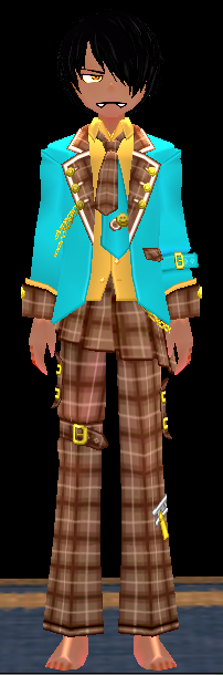 Idol Plaid Outfit (M) Equipped Front.png