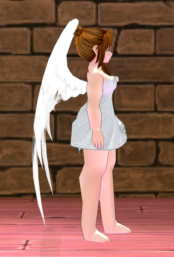 Equipped Pure Enchanting Aroma Prism Wings viewed from the side