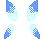 Icon of Neon Blue Sprite Wings