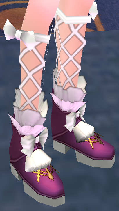 Equipped Halloween Vampire Slippers (Default) viewed from an angle