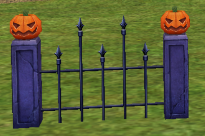 Building preview of Homestead Halloween Pumpkin Fence