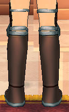 Equipped Tara Infantry Boots (Giant F) viewed from the back