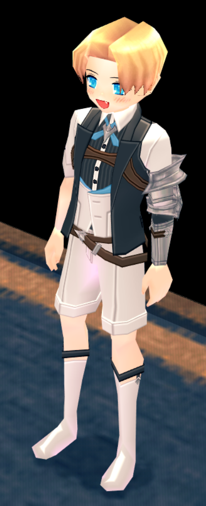 Equipped Battle Butler Short Outfit (M) viewed from an angle
