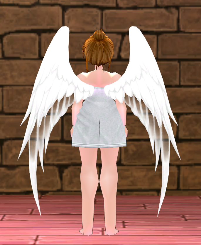 Equipped Pure Enchanting Aroma Prism Wings viewed from the back