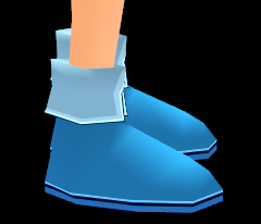 Equipped Droopy Ankle Shoes (M) viewed from the side