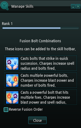 Fusion Bolt - Mabinogi World Wiki