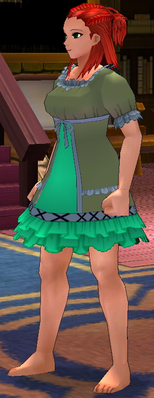 Equipped Giant Frill Short Dress viewed from an angle