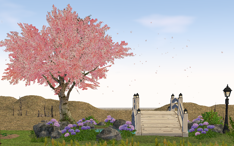 Building preview of Homestead Cherry Blossom Tree and Pond