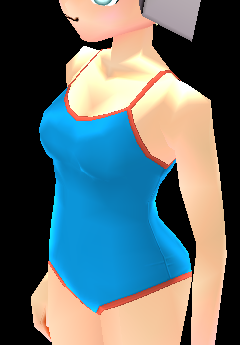 Equipped Modern School Swimsuit (F) viewed from an angle