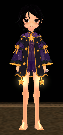Equipped Night Witch Dress (Default) viewed from the front