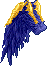 Icon of Blue Battle Pegasus Wings