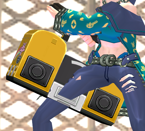 Musician Boom Box in combat stance