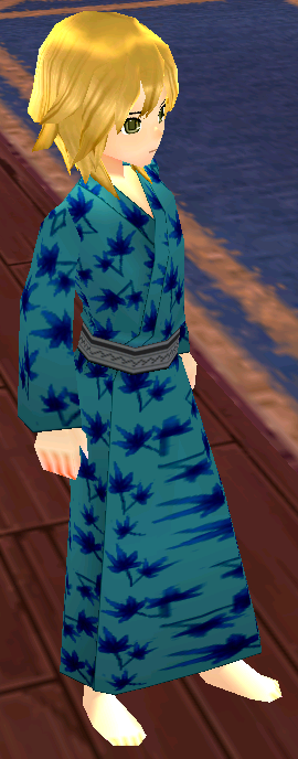 Equipped Yukata (M) (Type 3) viewed from an angle