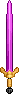 Inventory icon of Battle Sword (Purple Blade)