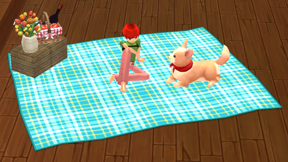 Seated preview of Corgi Picnic Mat