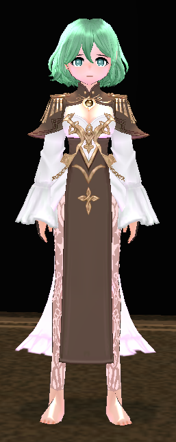 Equipped Royal Mage Outfit (F) viewed from the front