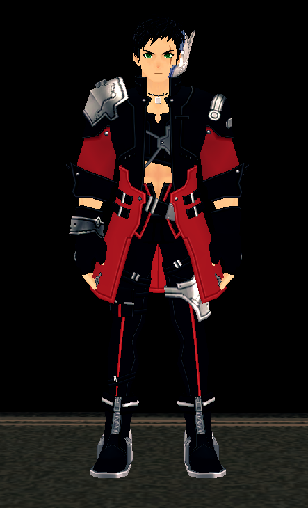 Equipped GiantMale Battleborn Set viewed from the front