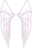 Icon of White Angel Wings