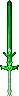 Inventory icon of Dragon Blade (Green)