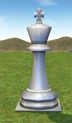 Homestead Chess Piece - White King and White Square on Homestead.png