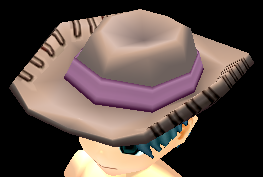 Equipped Bohemian Hat (M) viewed from an angle