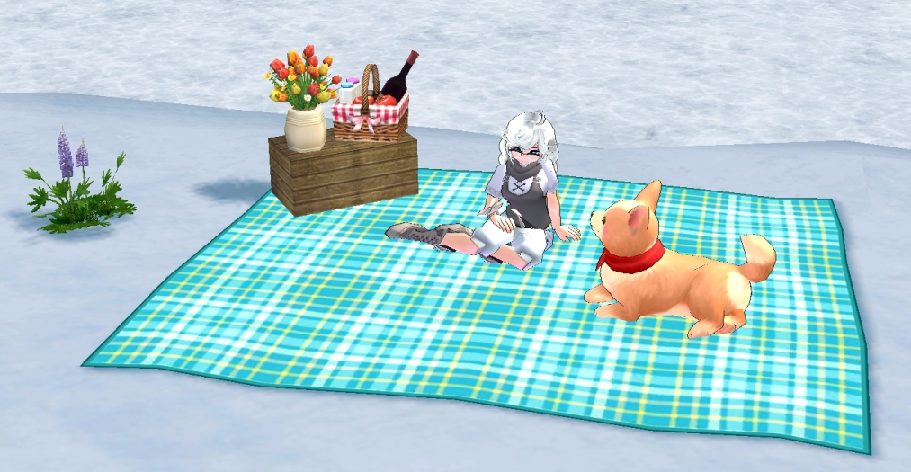 Seated preview of Corgi Picnic Mat